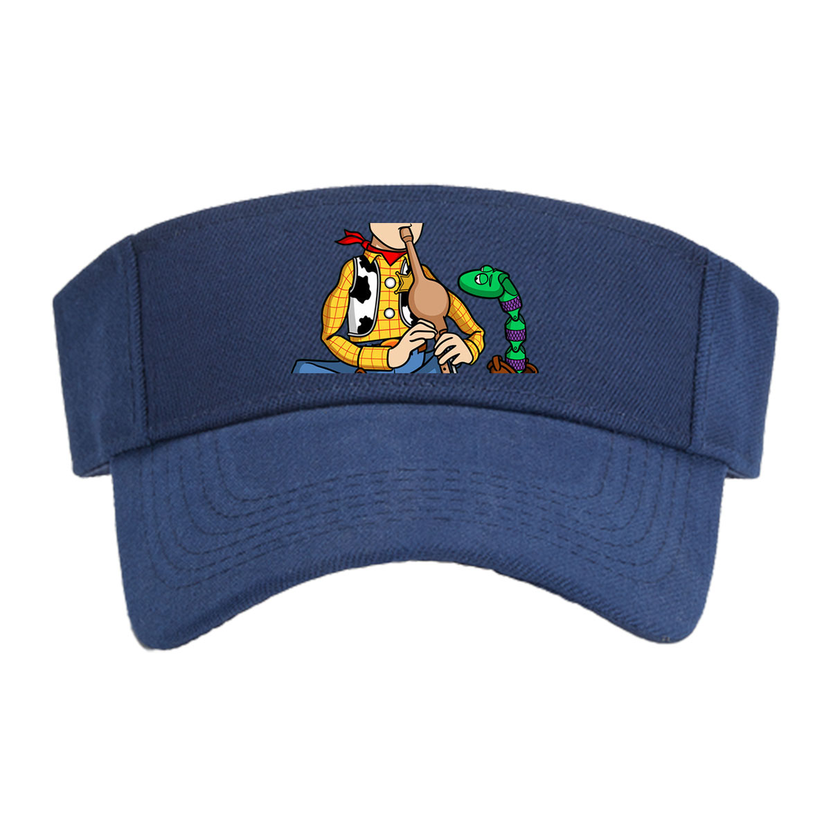Woody Playing Flute with Snake in Boot -  Visor cap