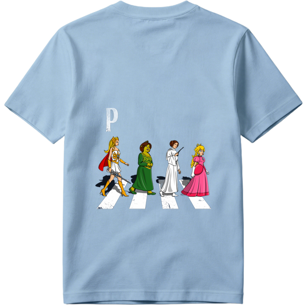 The Princesses: Wonder Woman, Shrek, Princess Leia, and Princess Peach - Tee