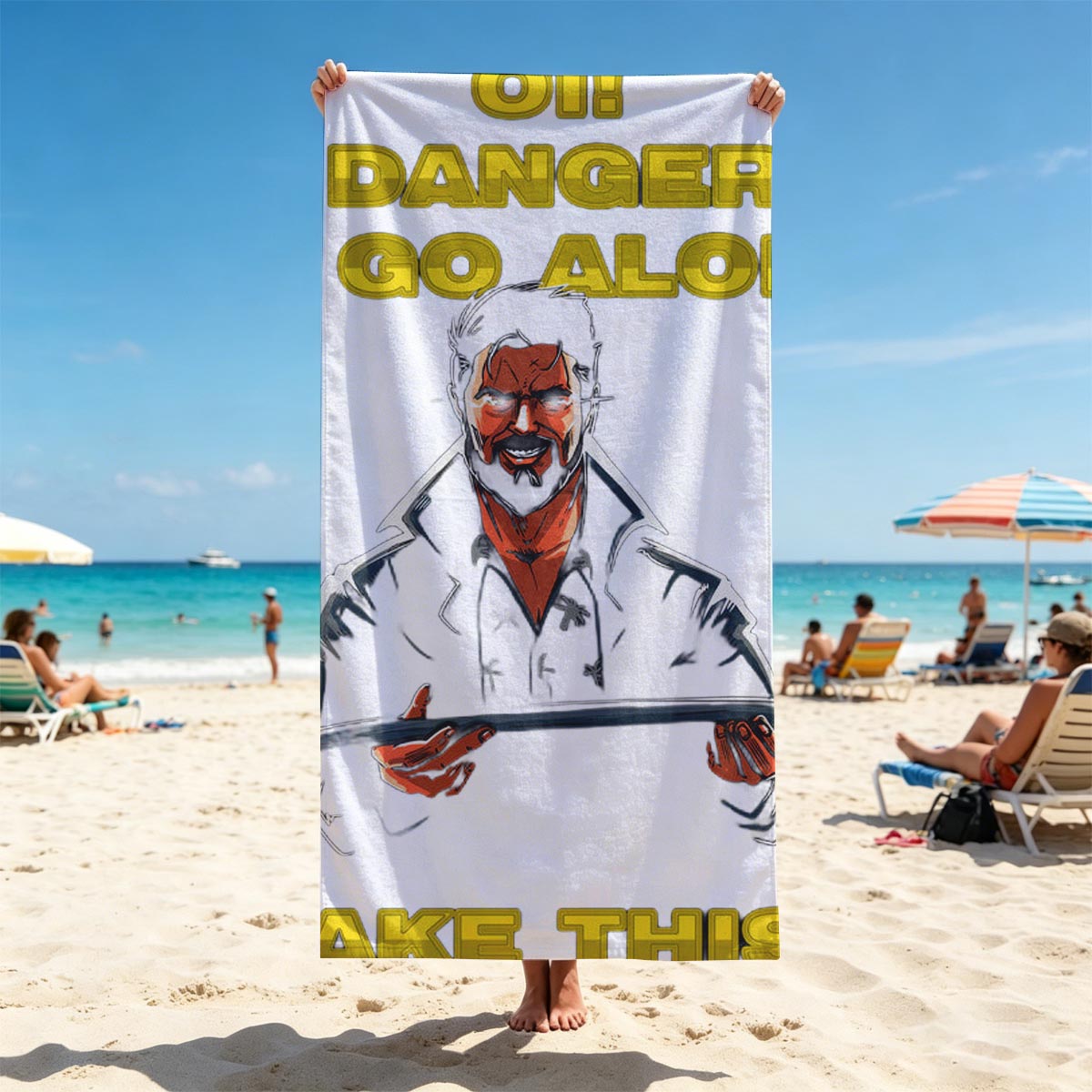 It's Dangerous to Go Alone: Link from The Legend of Zelda - Beach towels