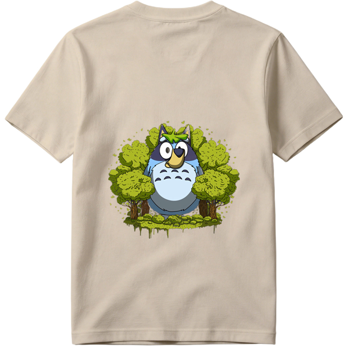 Totoro and Bluey in the Forest - Tee