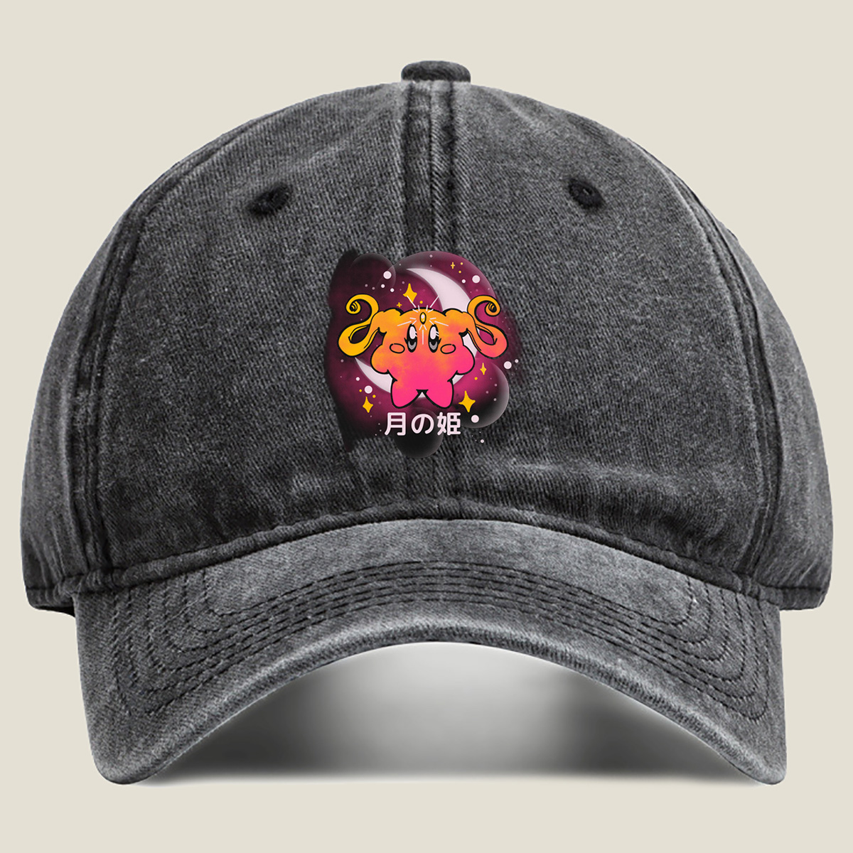 Kirby: Princess of the Moon - Washed Denim - Baseball Cap