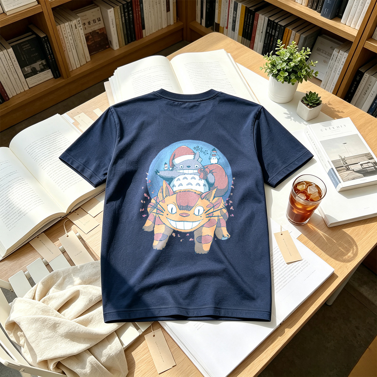 Totoro and Catbus Holiday Adventure - Tee