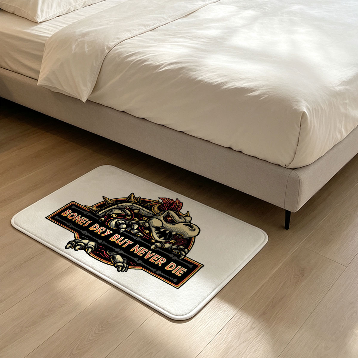 Dry Bones: Bones Dry But Never Die - Flannel floor mat