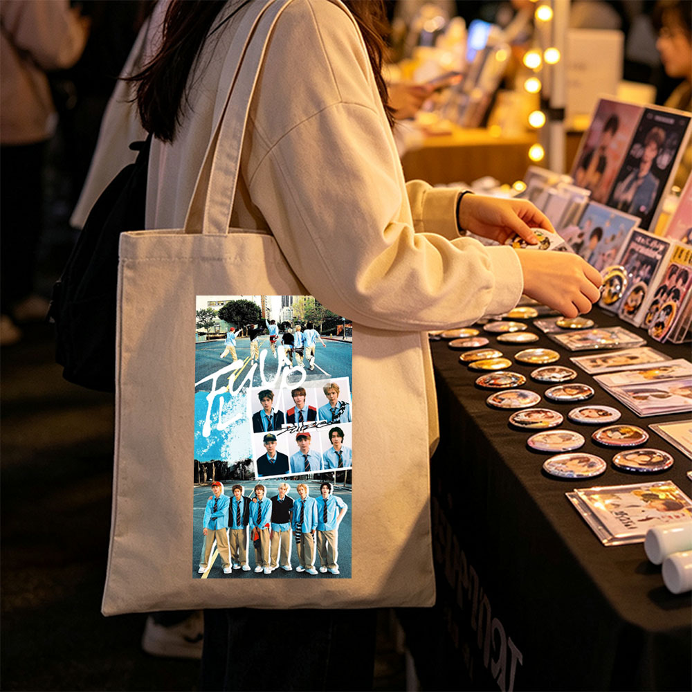 FUP Band in Urban Playground: Dynamic Group Portrait with Street Style and Individual Close-Ups - Canvas tote bags