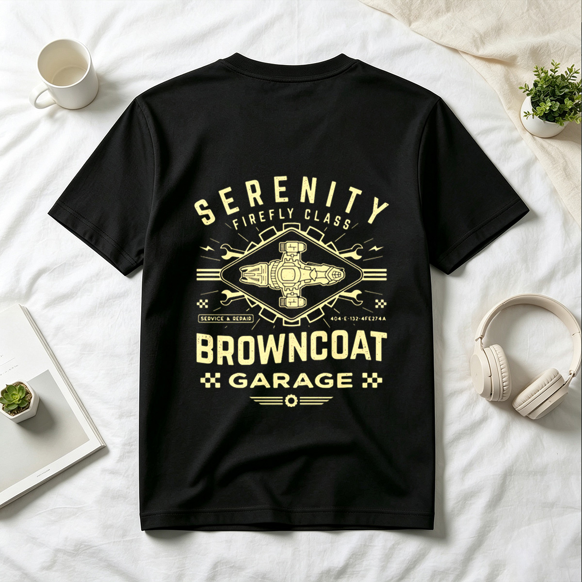 Serenity Firefly Class Browncoat Garage - Tee