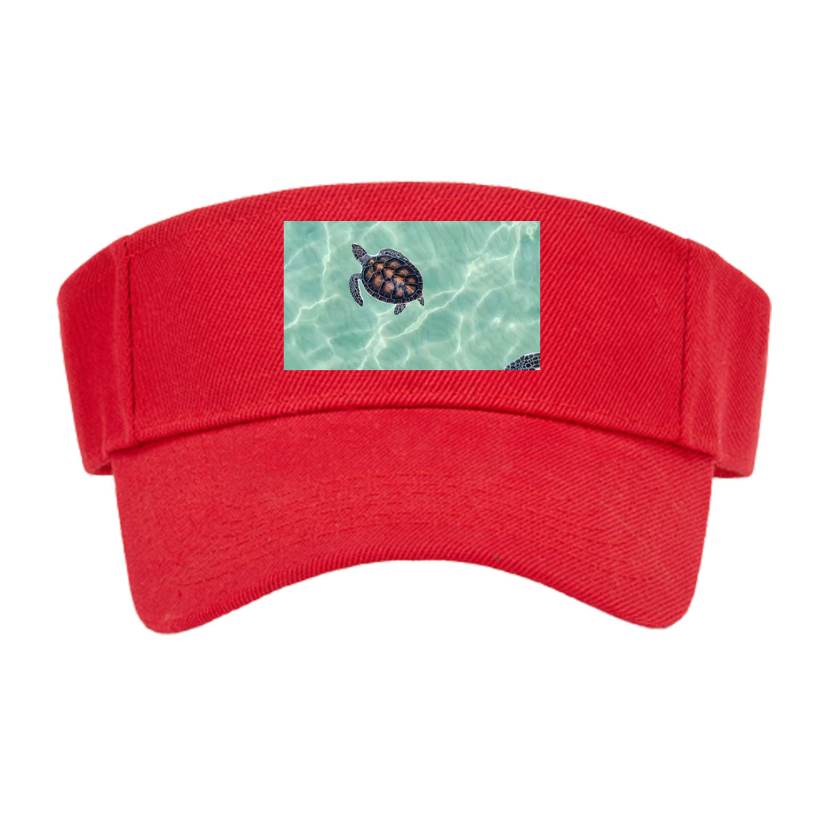 Sea turtles swimming in clear turquoise water -  Visor cap