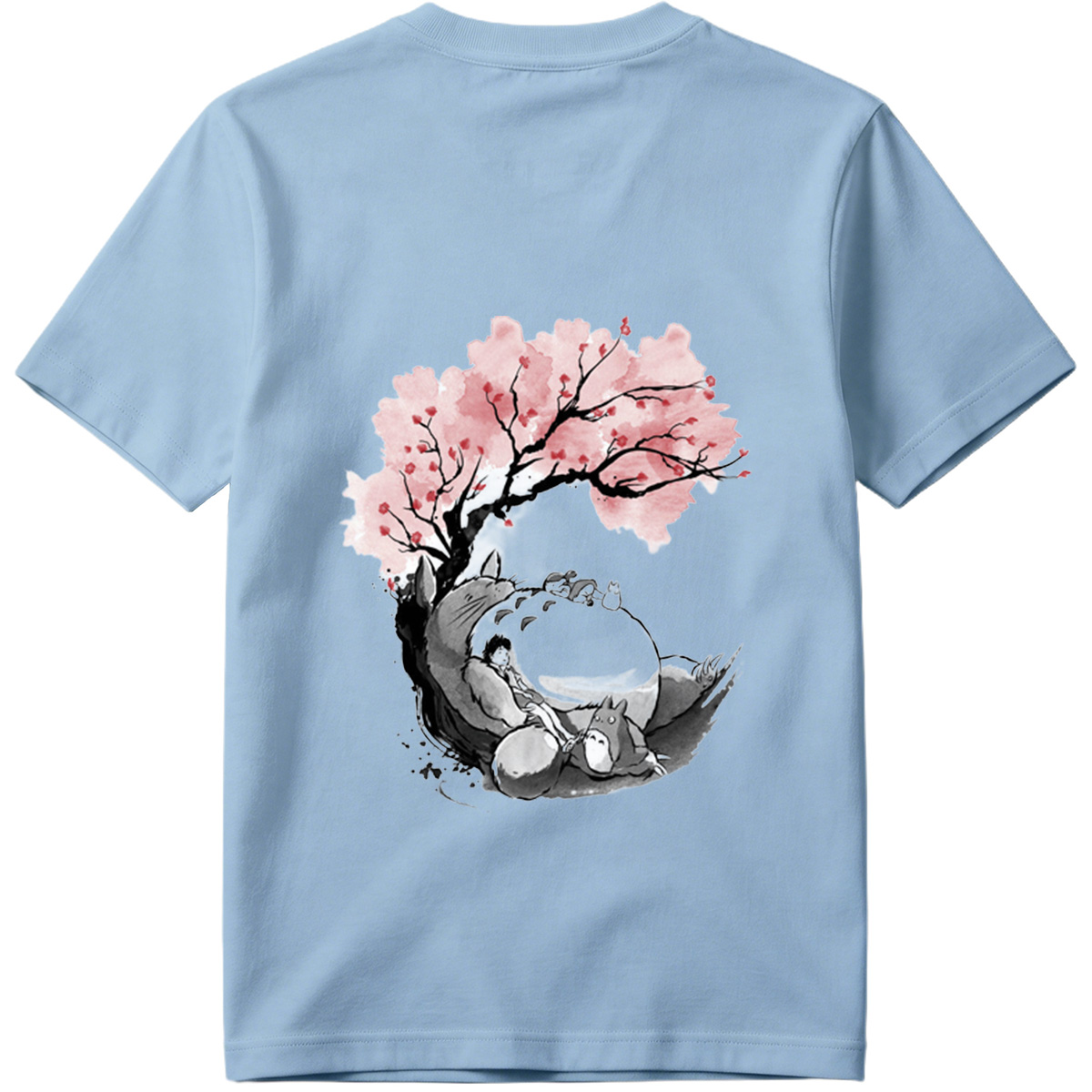 My Neighbor Totoro: Mei and Totoro Under Cherry Blossoms - Tee