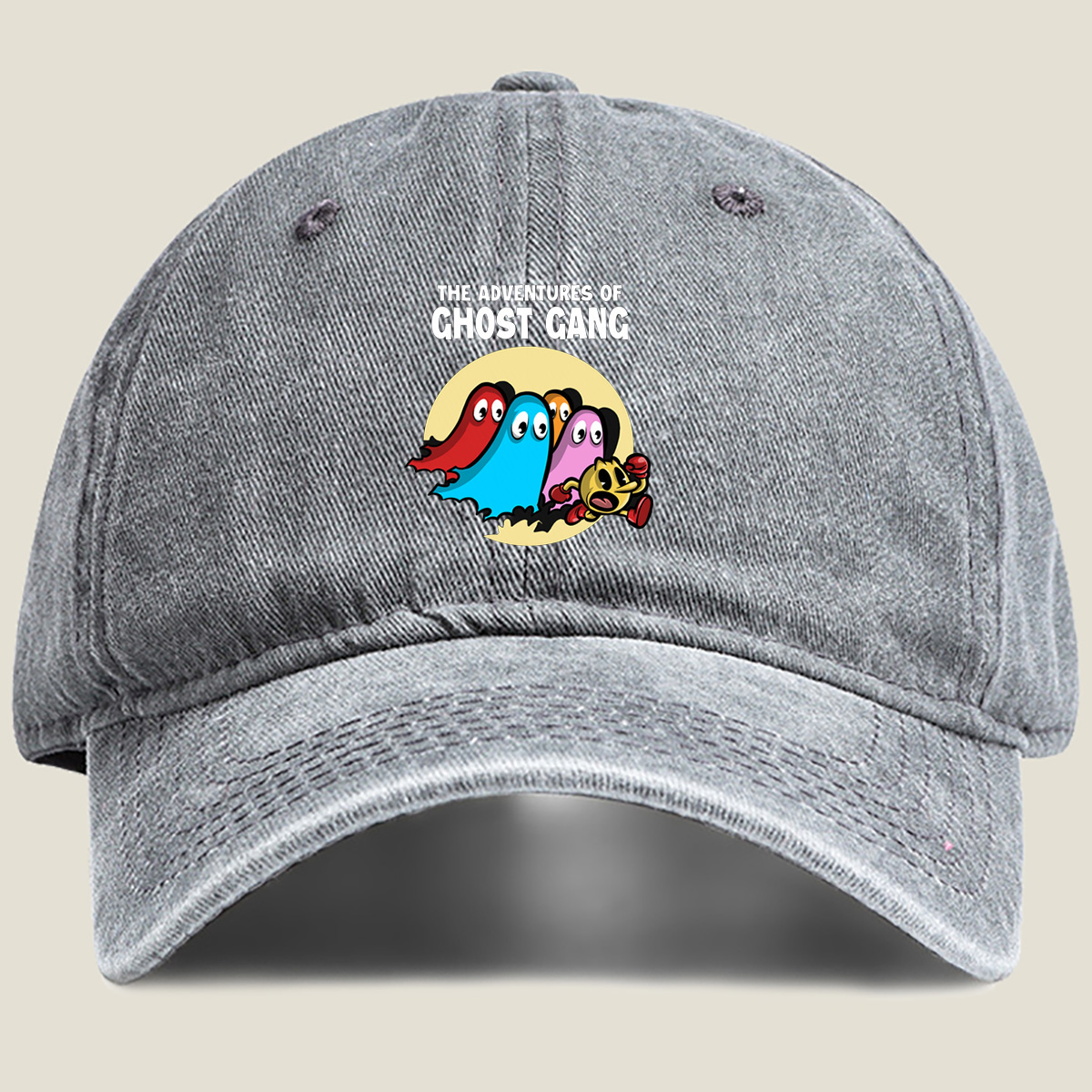 The Adventures of Ghost Gang: Pac-Man and the Ghosts - Washed Denim - Baseball Cap