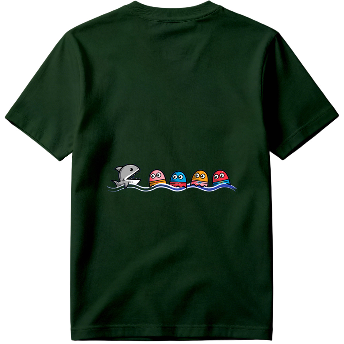 Pac-Man and the Shark - Tee