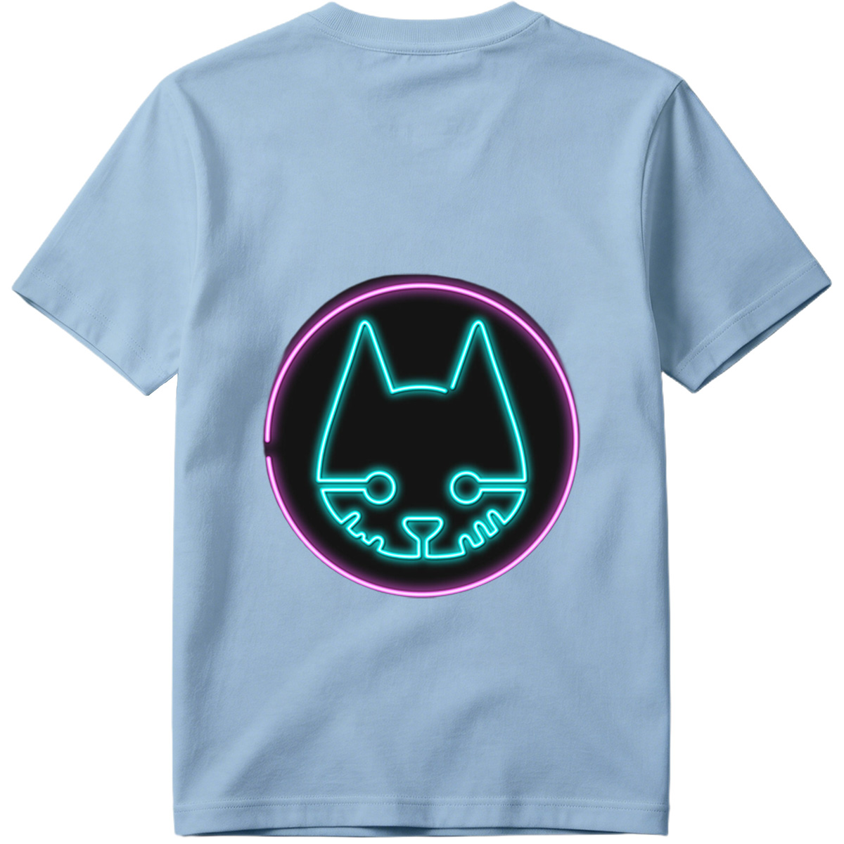 Neon Cat Logo - Tee