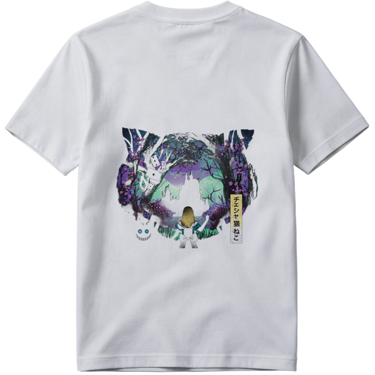 Alice in Wonderland: Cheshire Cat and Alice - Tee