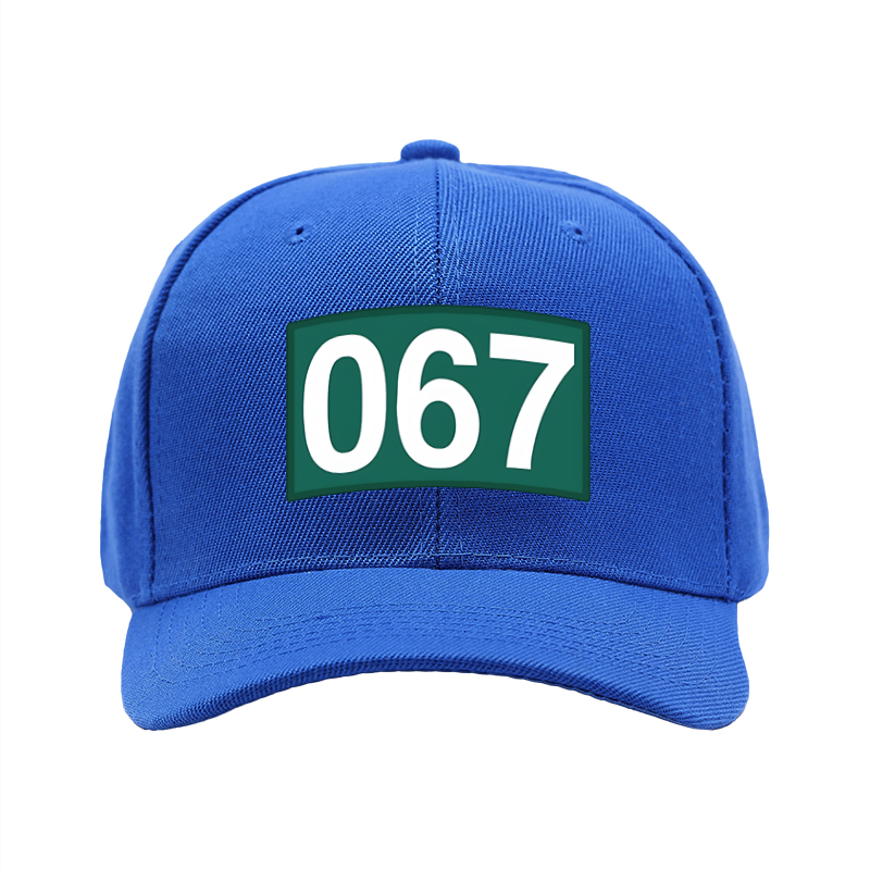 1pc New Baseball Cap with 067 Number Print and Bold Design Unisex Adjustable Hat for Outdoor Activities Sports Fans and Casual Wear Adults and Teens