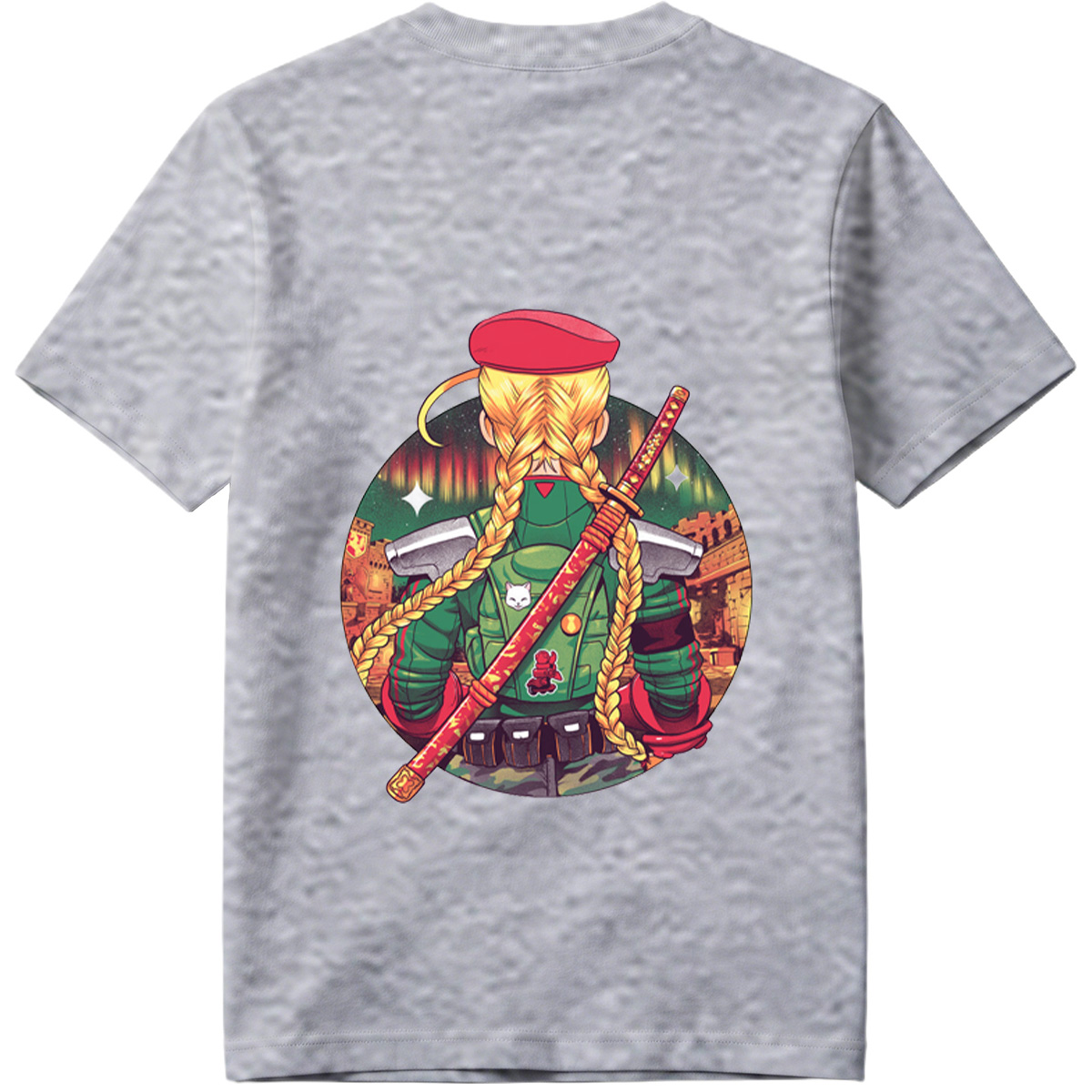 **Title:** Street Fighter - Cammy with Katana - Tee