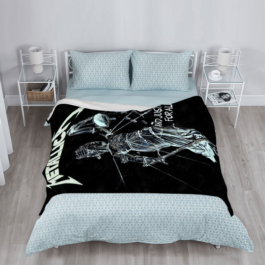 Metallica Band Justice Statue Album Cover Art - Blankets