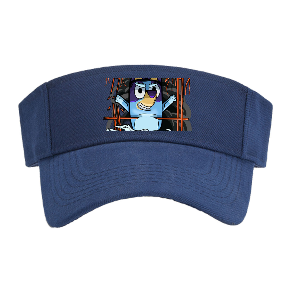 Bluey the Pirate Dog in a Stormy Sea Adventure -  Visor cap