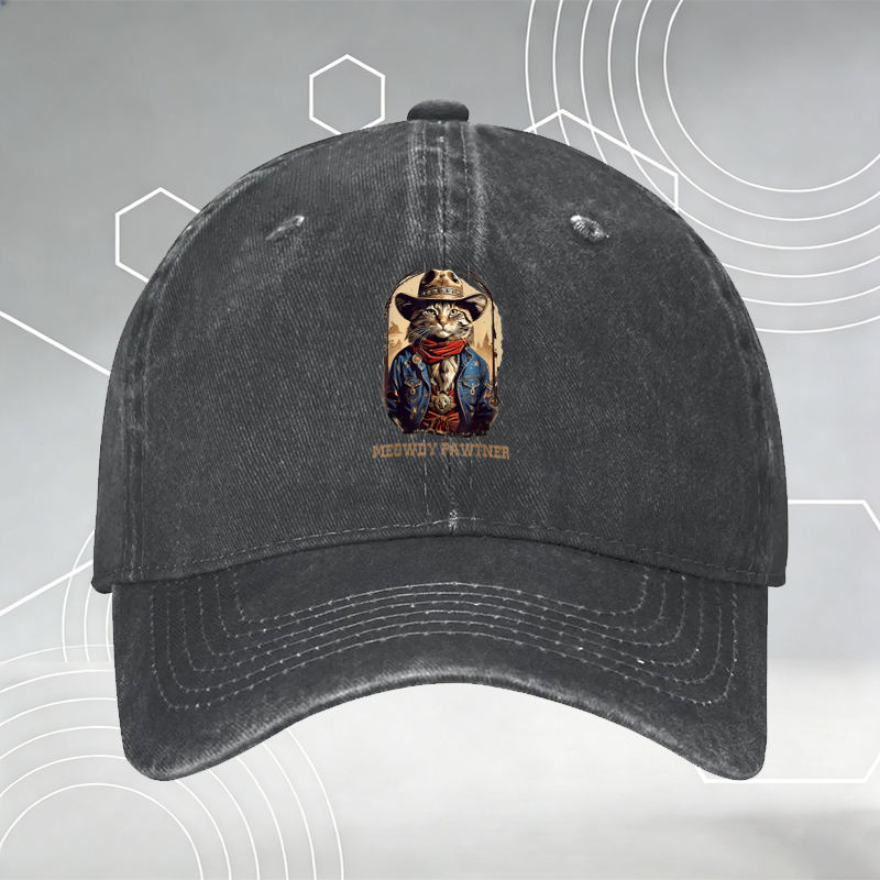 New Baseball Cap with Christmas Train and 