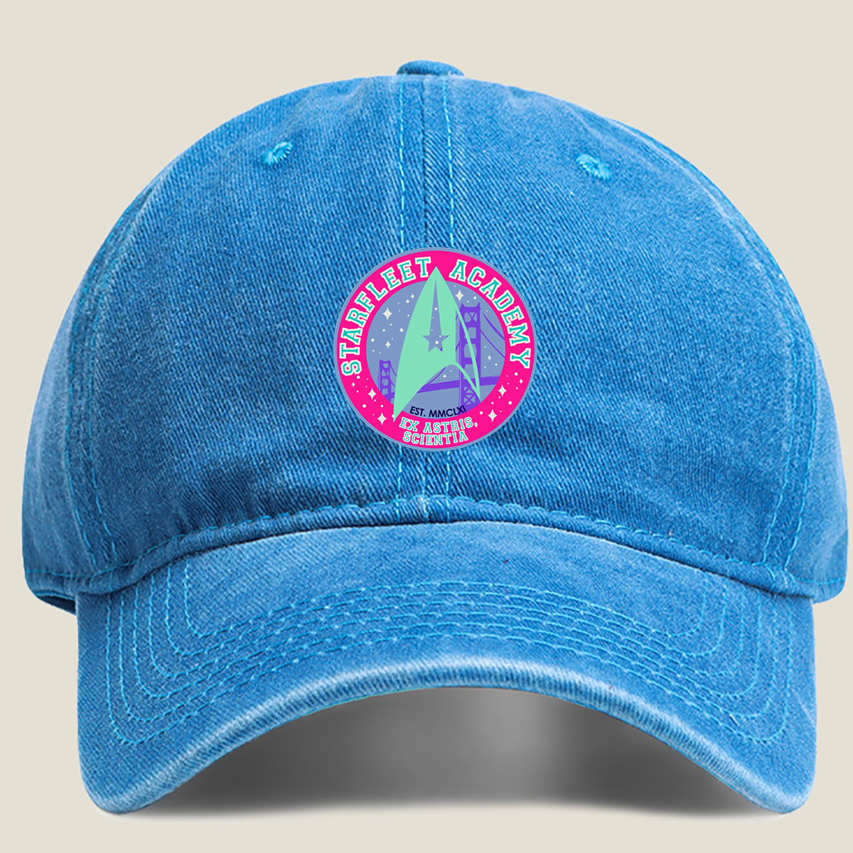 Starfleet Academy: Ex Astris, Scientia - Washed Denim - Baseball Cap