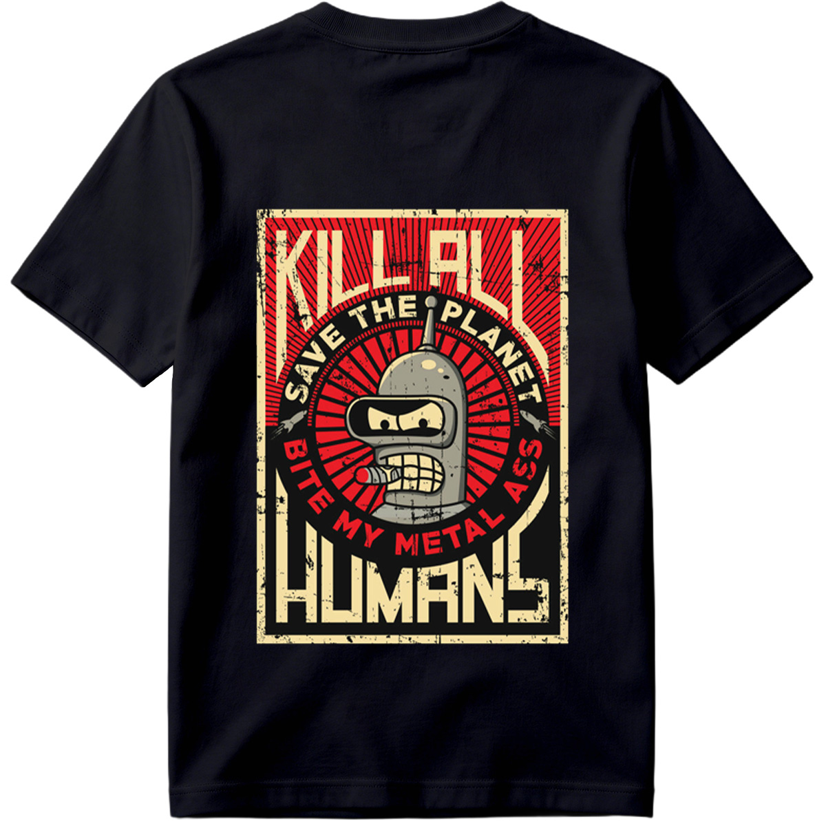 Futurama - Bender: Kill All Humans - Tee