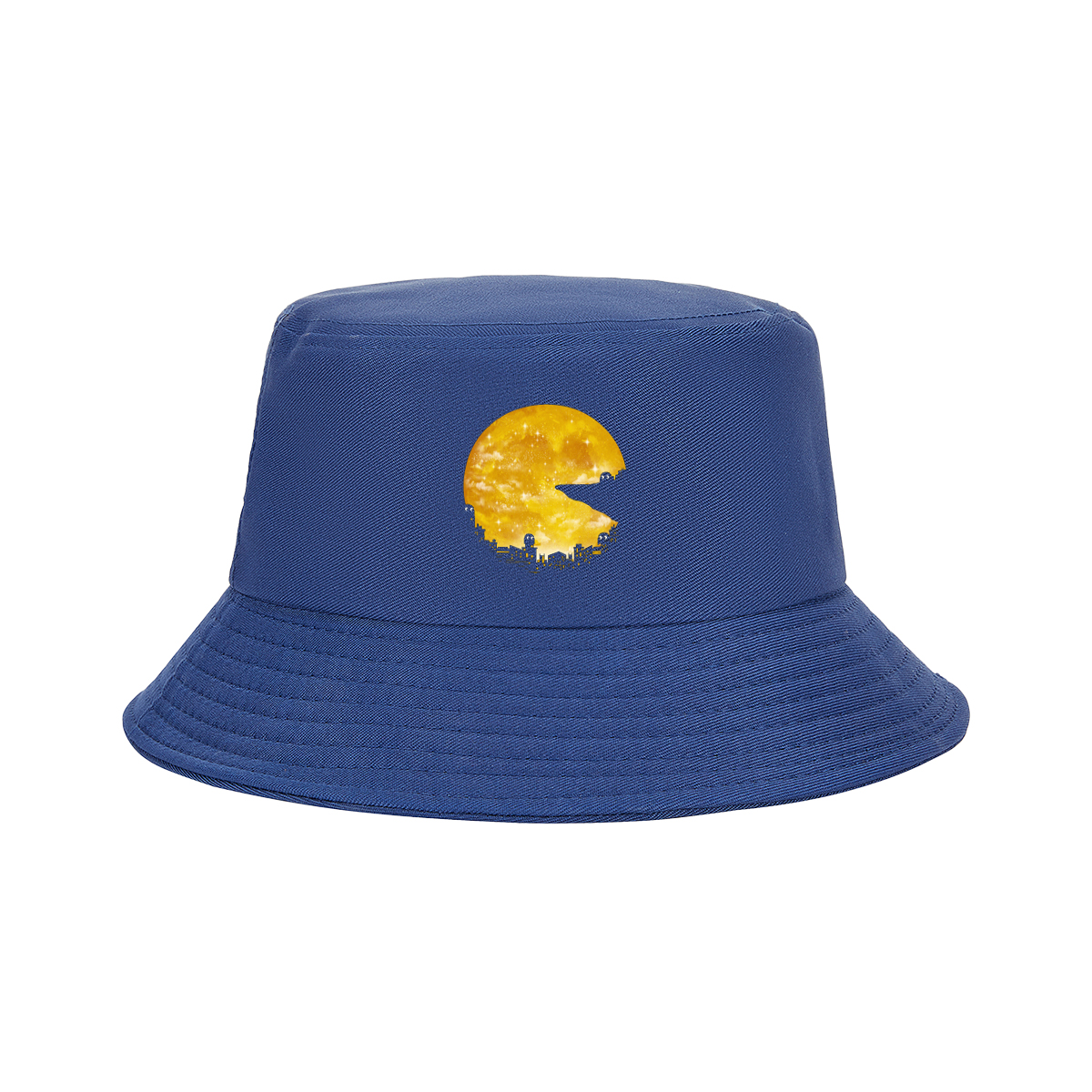 Pac-Man Cityscape Under the Moon - Fisherman's Hat