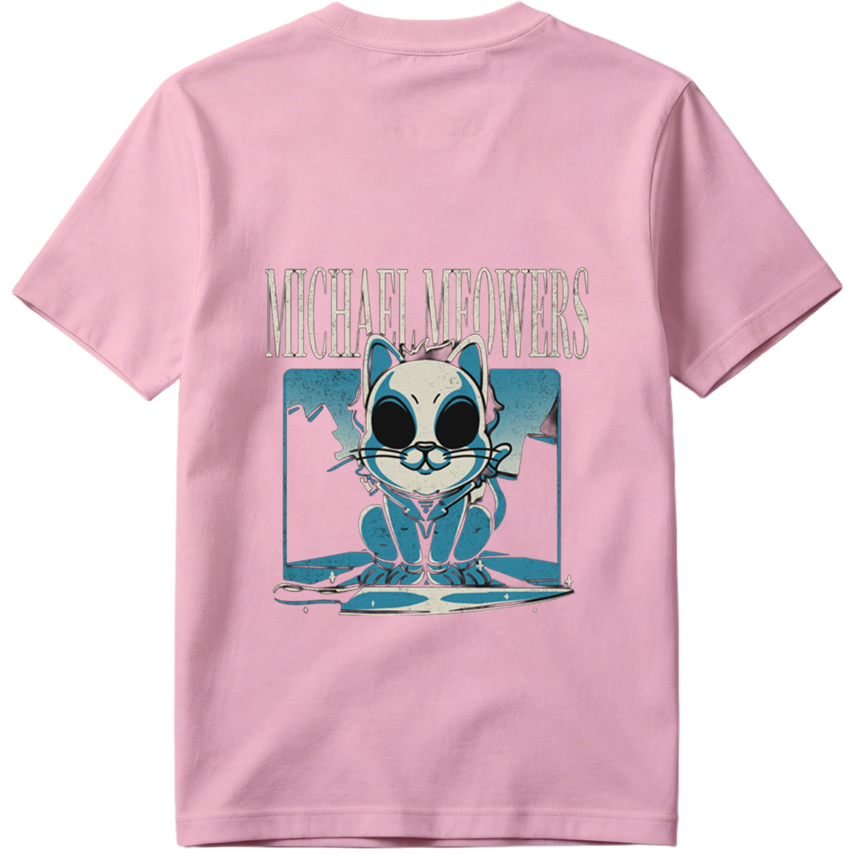Michael Meowers Cat Character Design - Tee