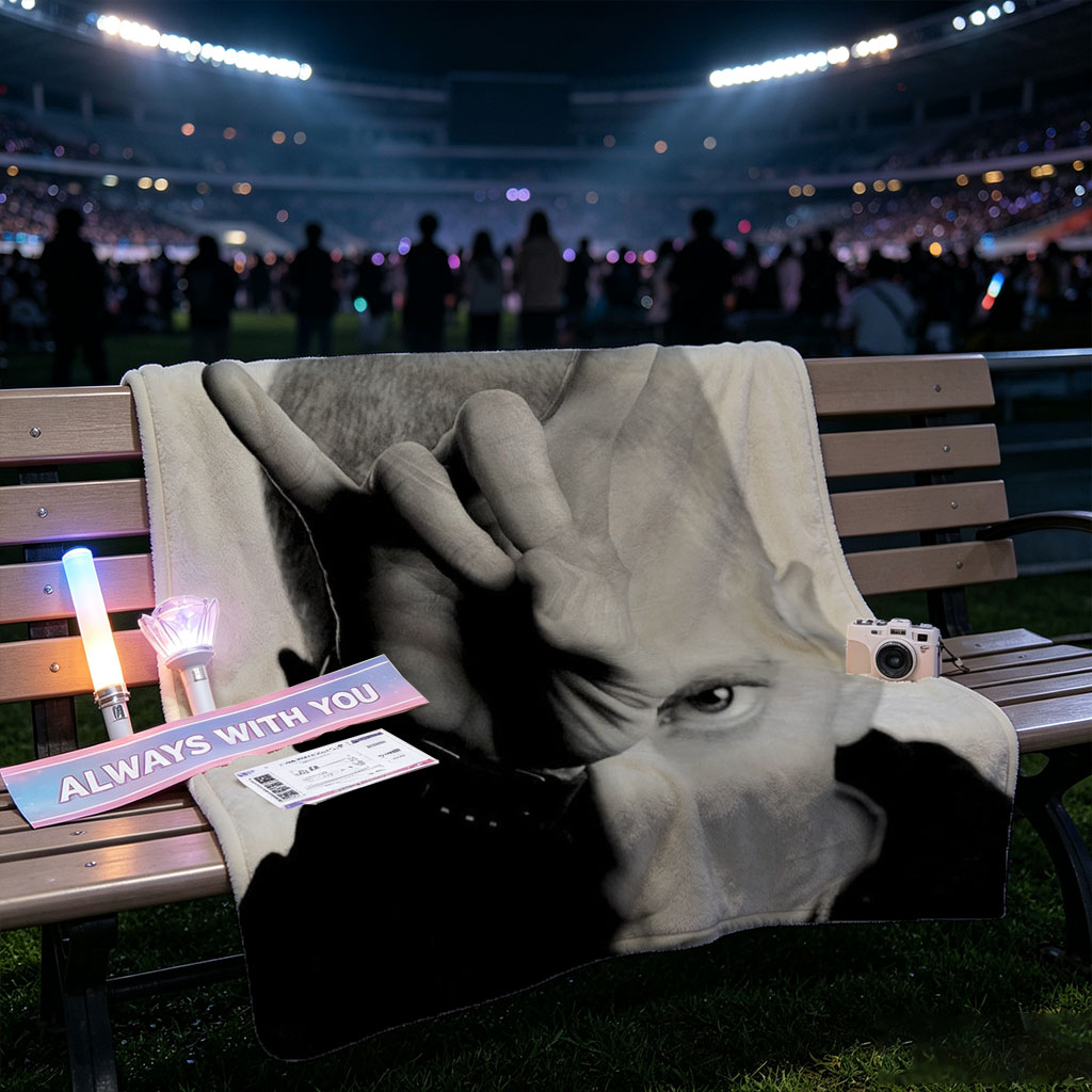 Eminem Making Hand Gesture in Black and White Portrait - Blankets