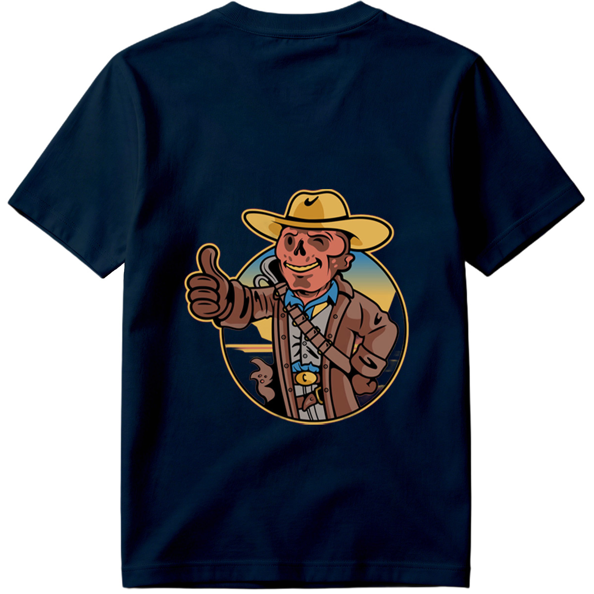 Cowboy Skeleton Thumbs Up - Tee