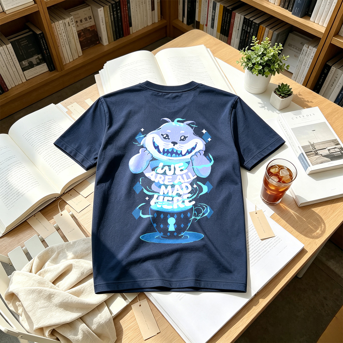 Alice in Wonderland - Cheshire Cat - Tee