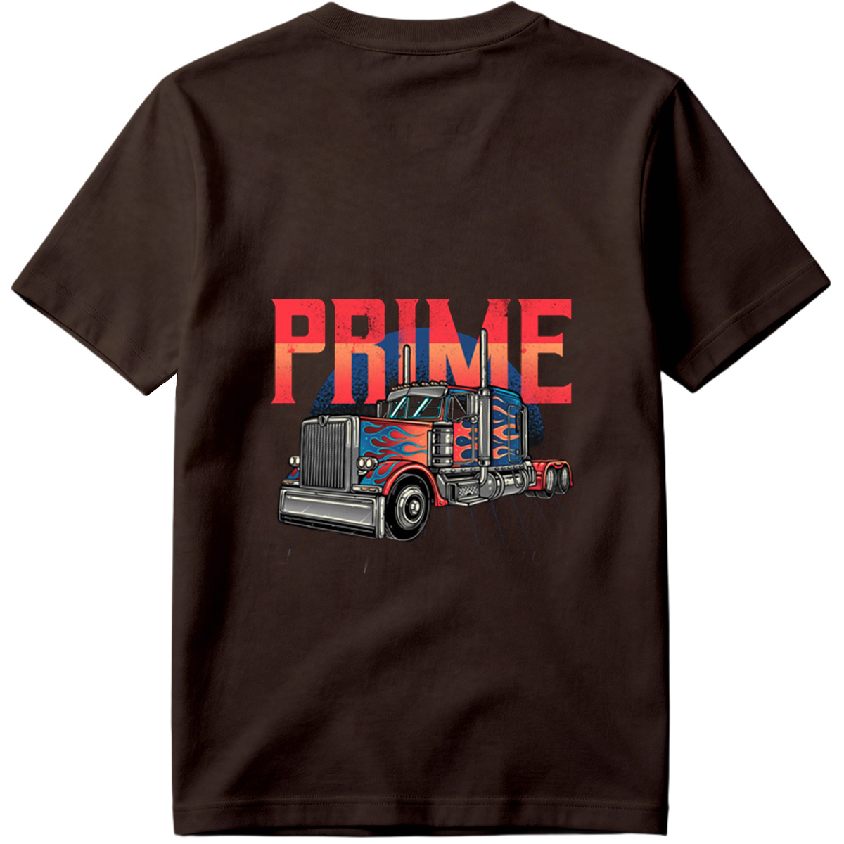 Prime Transport Service - Optimus Prime Truck Design - Tee