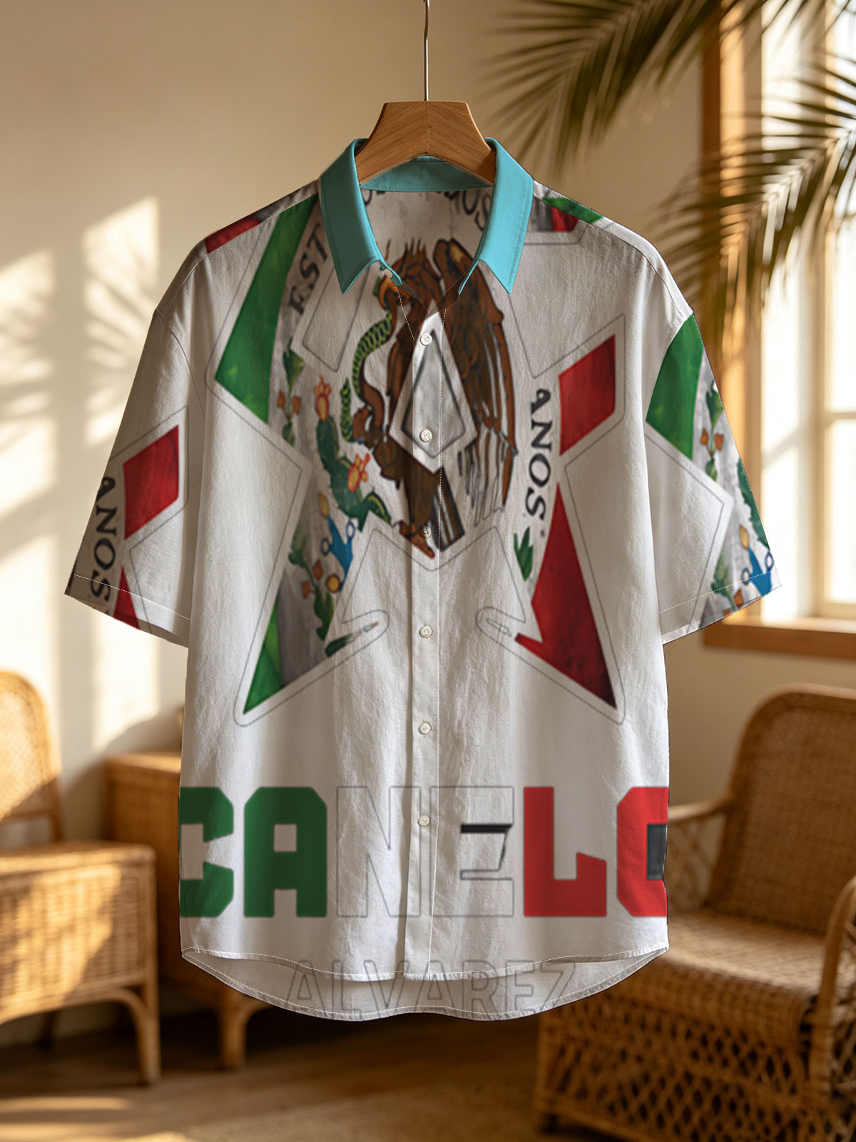 Canelo Alvarez: Mexican Boxing Legend with National Pride Symbol -  Shirt
