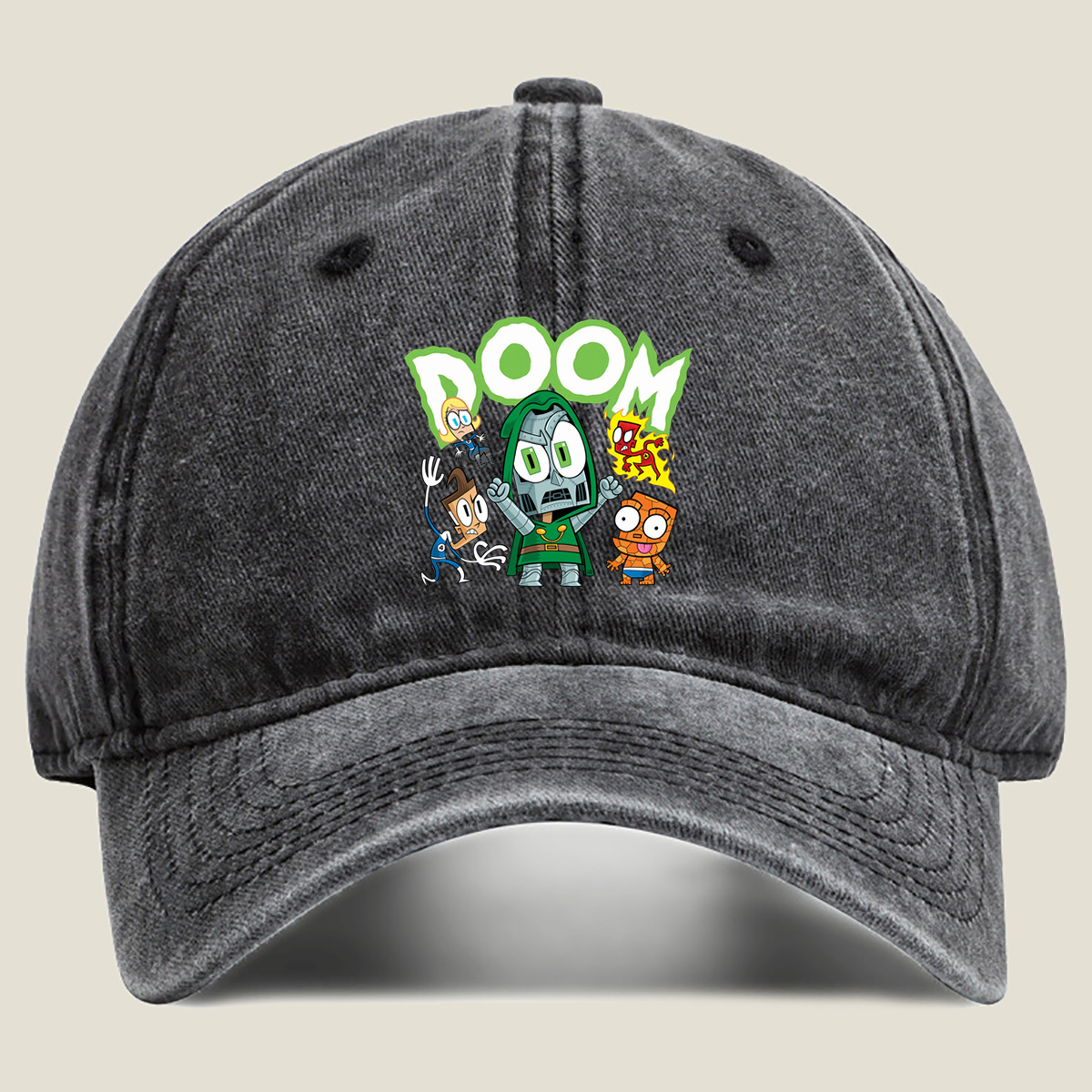 Doom: Doctor Doom and the Marvel Minis - Washed Denim - Baseball Cap