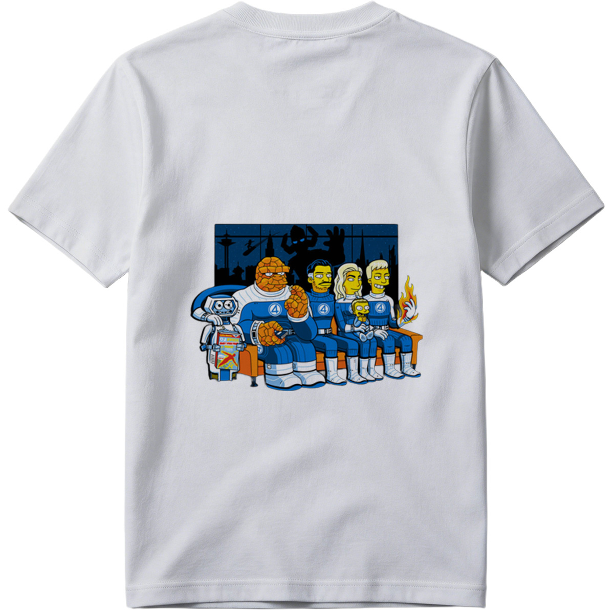 The Simpsons Meet the Fantastic Four - Tee
