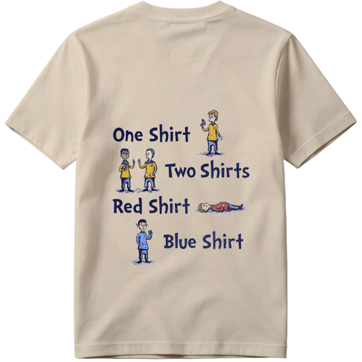 Star Trek: One Shirt, Two Shirts, Red Shirt, Blue Shirt - Tee