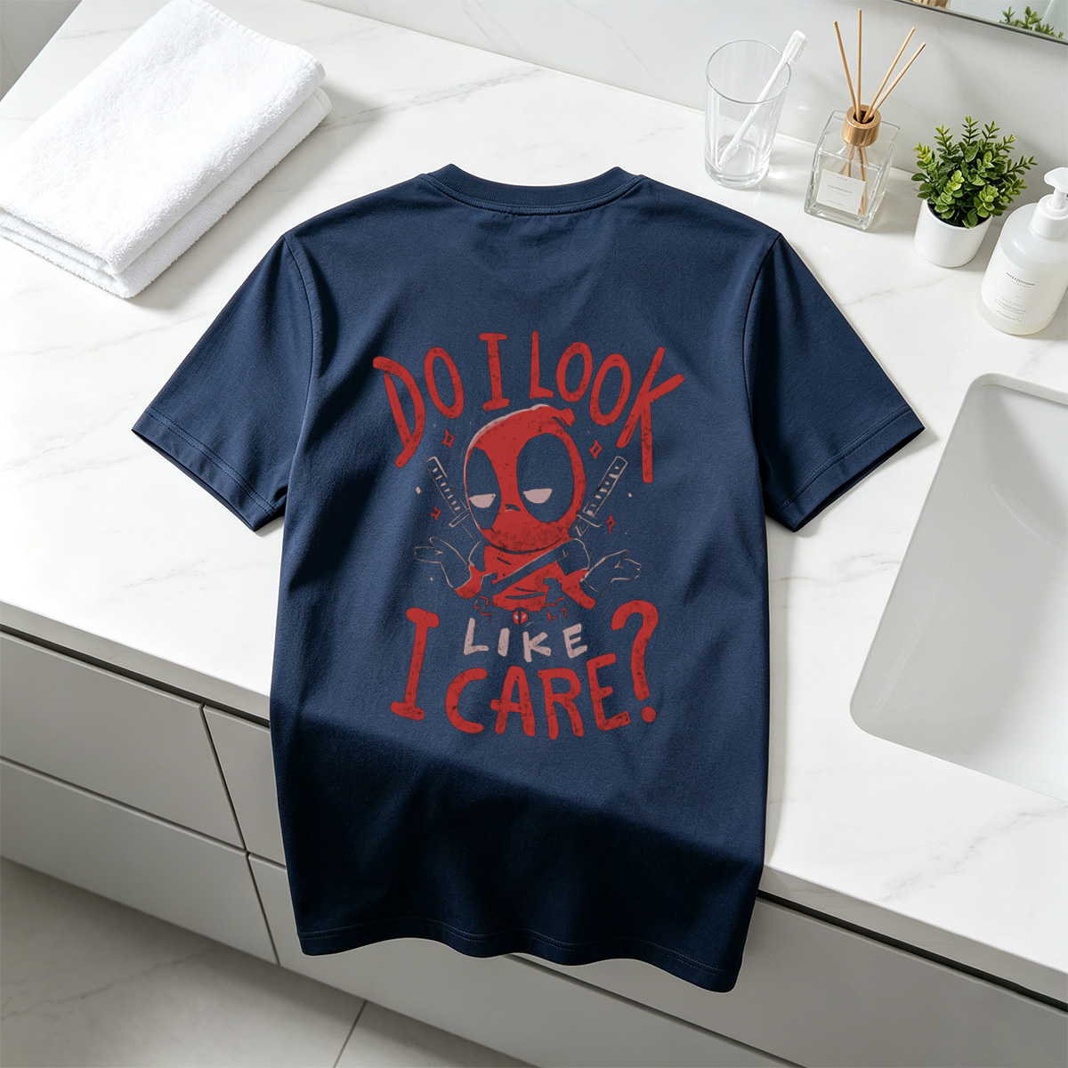 Deadpool: Do I Look Like I Care? - Tee