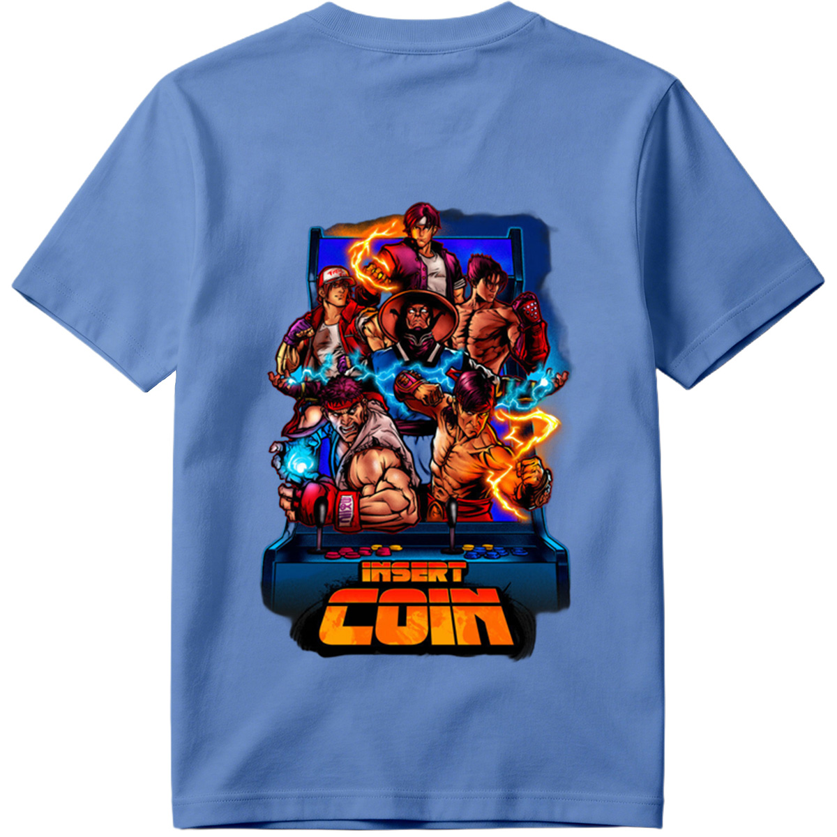 Street Fighter: Ryu, Ken, Chun-Li, Guile, Zangief, M. Bison - Tee