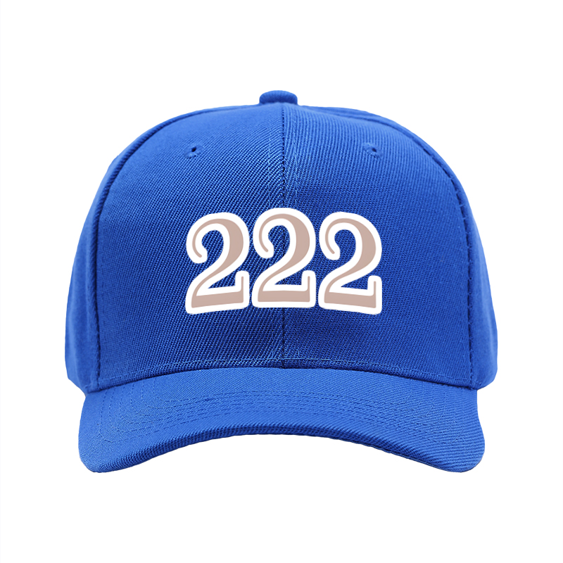 1pc New Baseball Cap with 222 Number Print Design Unisex Adjustable Hat for Outdoor Activities and Casual Wear Suitable for Adults and Teens