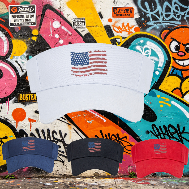 Unisex Classic Mesh Back Cap with Vintage American Flag Print - Breathable Sun Hat for Outdoor Activities, Ideal for Men and Women Seeking Patriotic Style in Summer, Beach, or Casual Wear