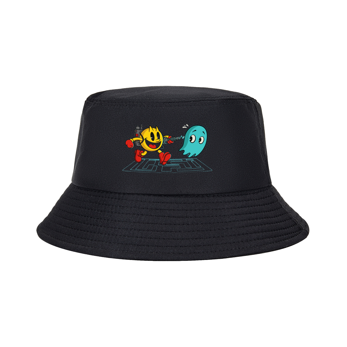 Pac-Man and Ghost in Action - Fisherman's Hat