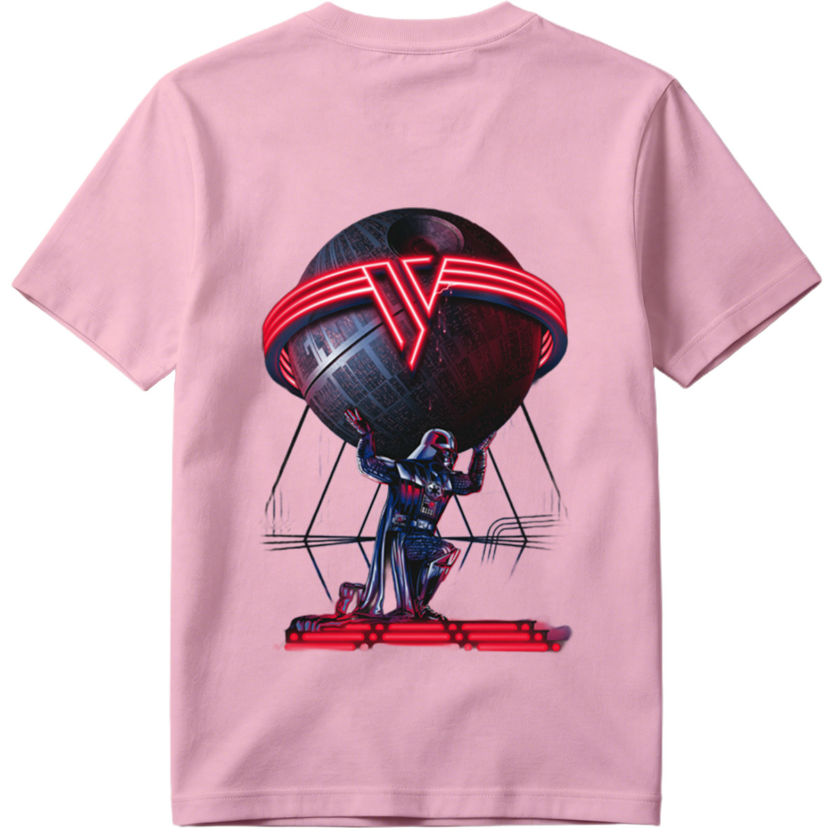 Darth Vader and the Death Star: A Galactic Powerhouse - Tee