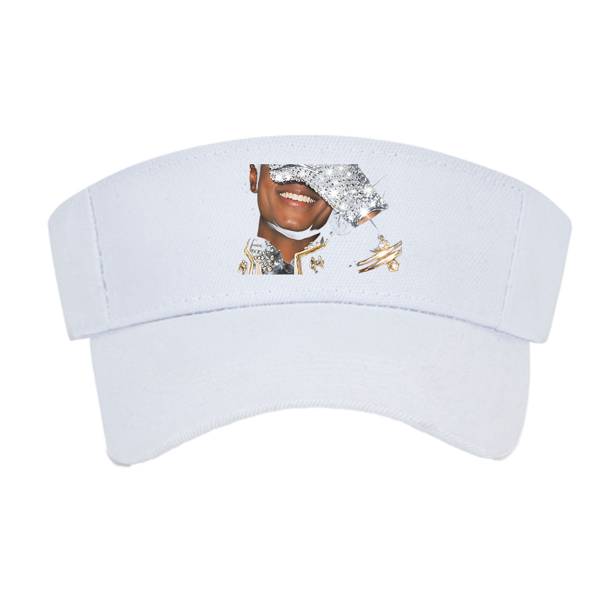 Michael Jackson in Iconic Sparkling Glove and Military-Inspired Jacket -  Visor cap