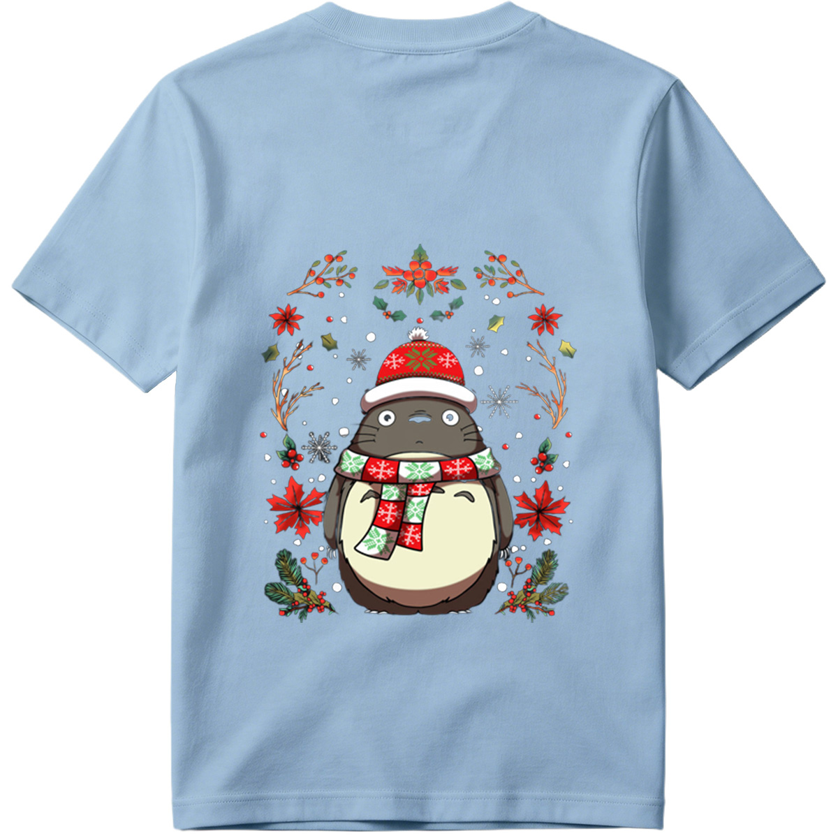 Totoro Christmas Holiday Design - Tee