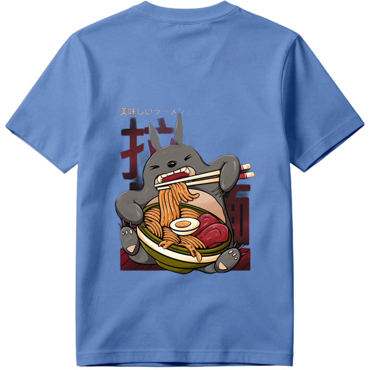 Totoro Enjoying Ramen - Tee