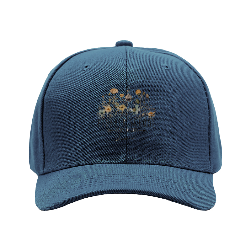 1pc New Baseball Cap with Dried Flowers and 