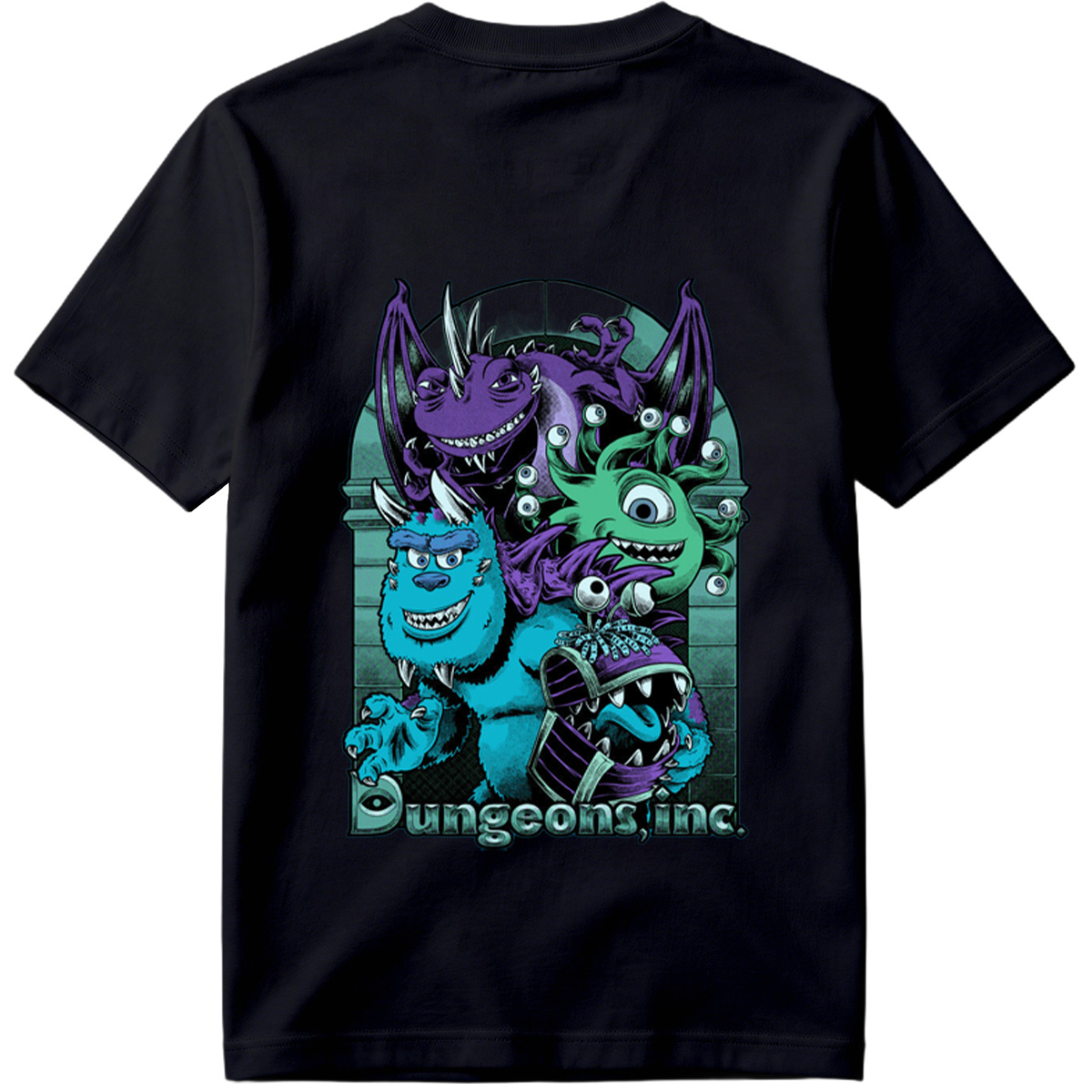 Dungeons, Inc. - Sulley, Mike, and Monsters - Tee