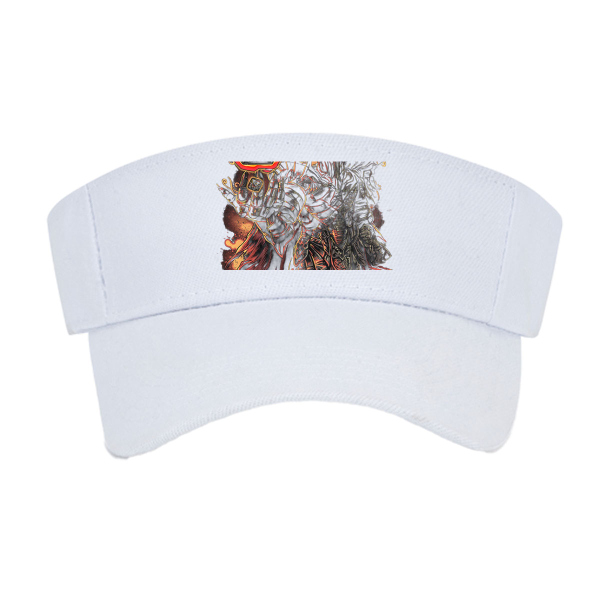 One Die to Roll Them All: Dark Knight with Fiery D20 -  Visor cap