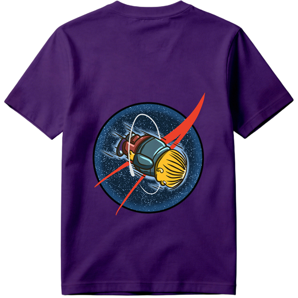 Space Adventure with a Robot Astronaut - Tee