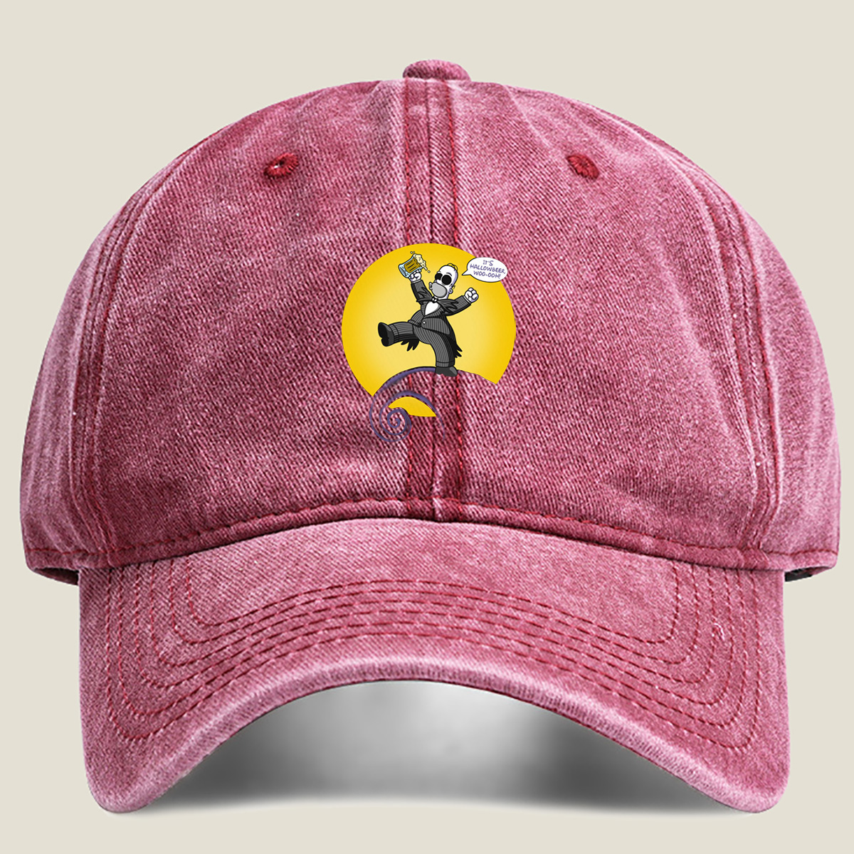 The Nightmare Before Christmas - Jack Skellington Hallowbeer Celebration - Washed Denim - Baseball Cap