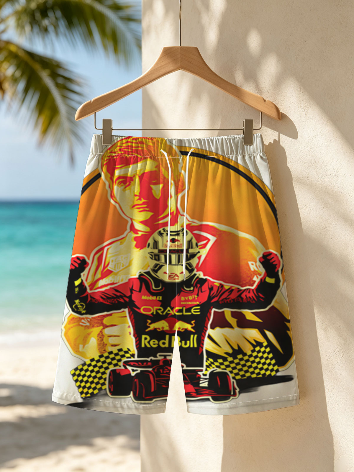 Max Verstappen Red Bull Racing Formula 1 Champion -  Beach shorts