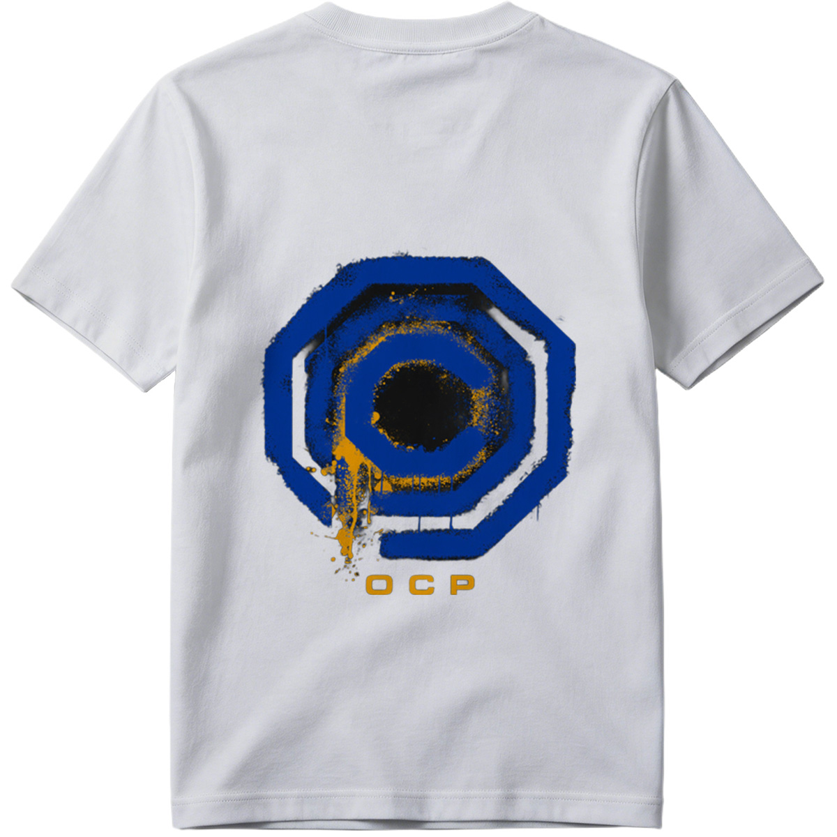 OCP Logo with Blue and Yellow Design - Tee