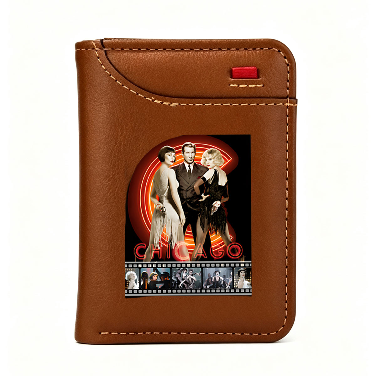 Chicago: Roxie Hart, Velma Kelly, and Billy Flynn in the 1920s Jazz Age Drama - Vertical Style Wallet