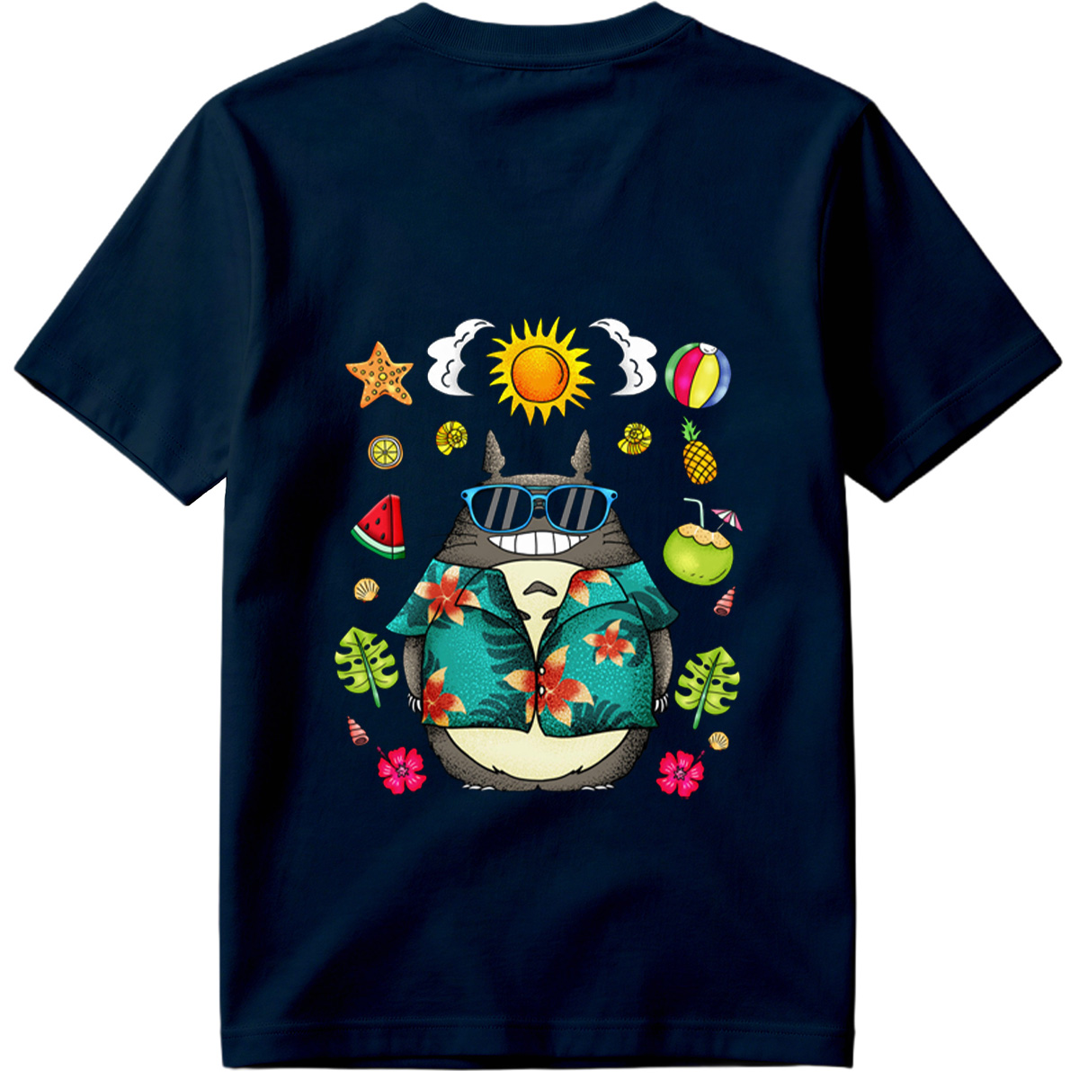 Totoro in Tropical Vibes - Tee